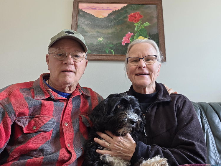 Mike and Audrey (and Cricket)